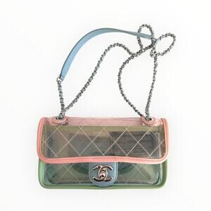 Chanel Coco Splash PVC Mini Rectangular Flap Bag